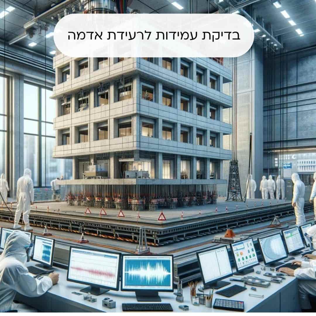 בדיקת עמידות לרעידת אדמה | גאיה הנדסה - בדק בית